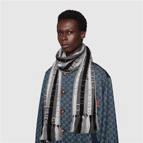 gucci stripe scarf|gucci scarf female.